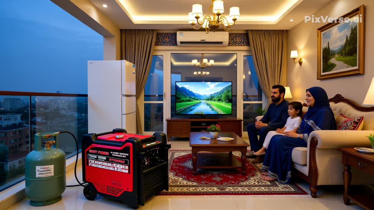 موتور برق سوپر سایلنت 11 کیلووات سه‌گانه‌سوز ایزی پاور مدل S17800GAS