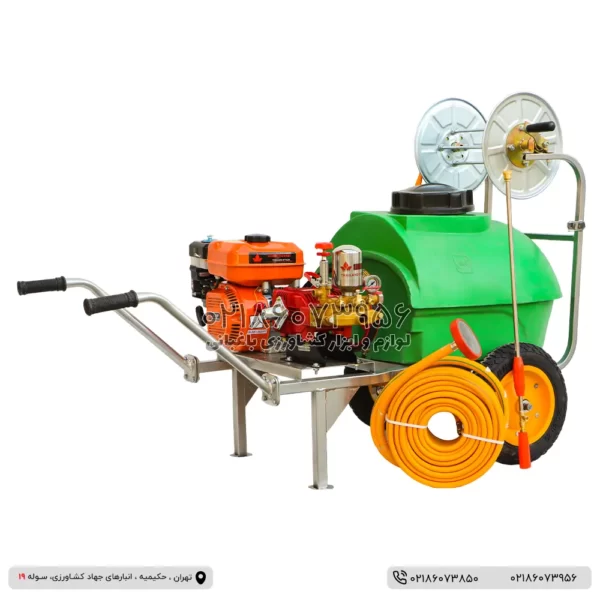 mitsubishi garden sprayer 2 سمپاش فرغونی 100 لیتری میتسوبیشی طرح ترک