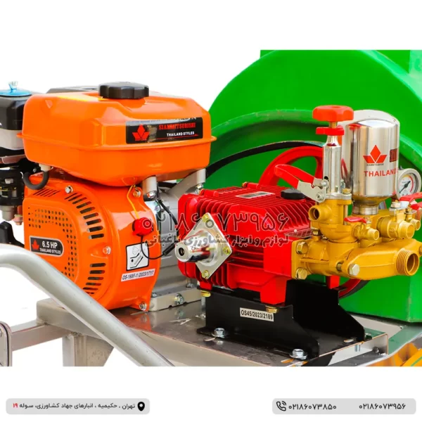 mitsubishi garden sprayer 3 خرید سمپاش فرغونی 100 لیتری میتسوبیشی 7 اسب بنزینی