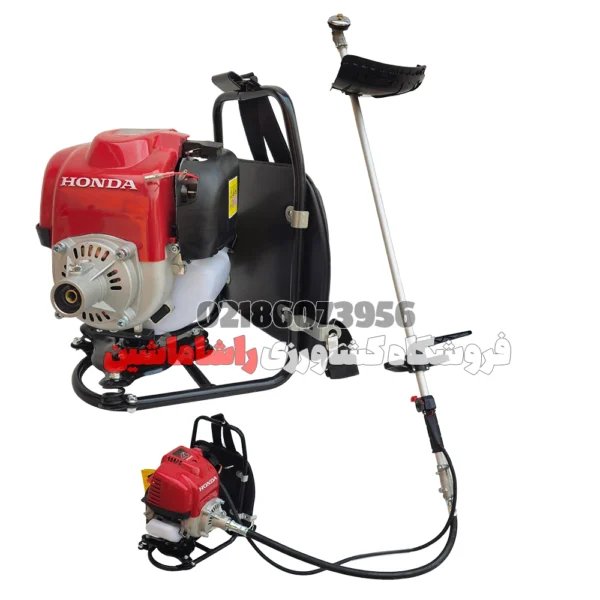 تصویری از علفتراش کولی پشتی هوندا حکدار با طراحی ارگونومیک، مناسب برای کارهای حرفهای و کشاورزی علفتراش کولی پشتی هوندا حکدار – قدرت و دوام در کنار راحتی