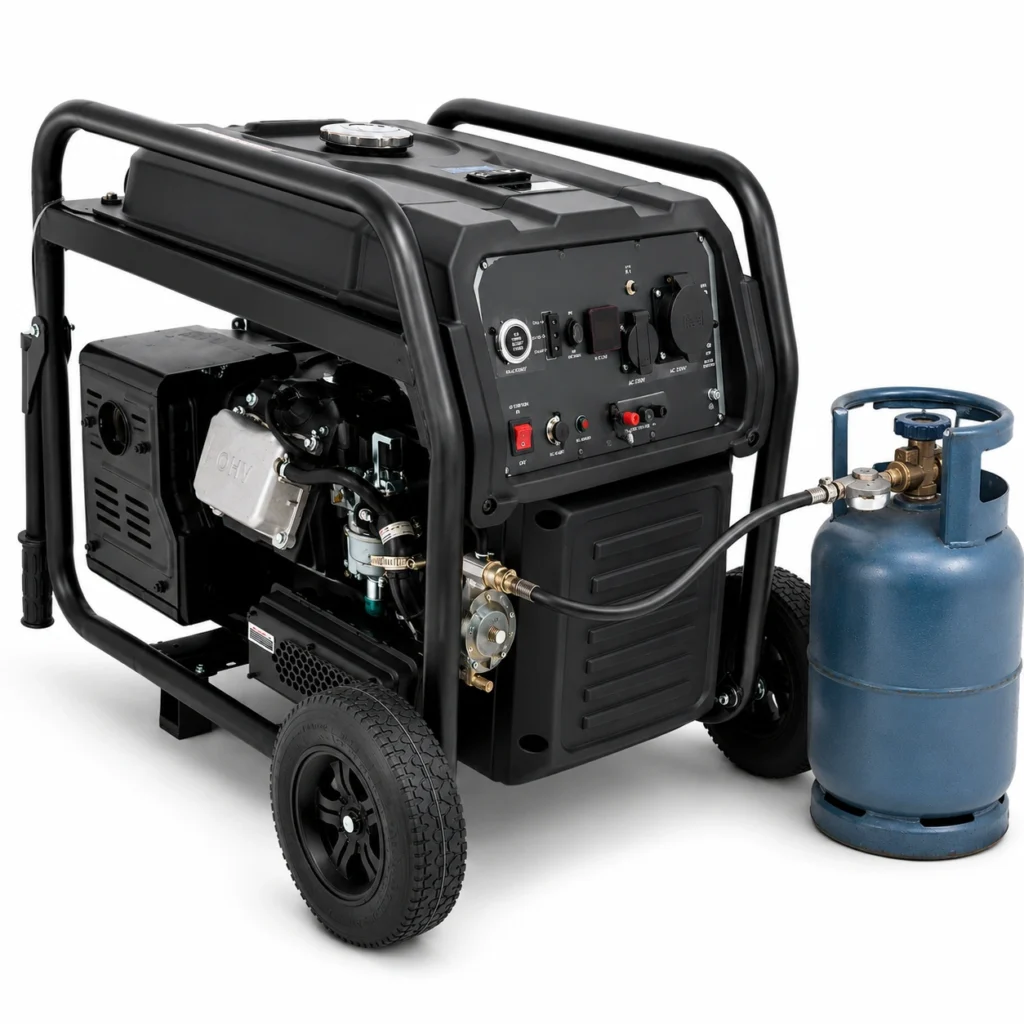 موتور برق 11 کیلووات اینورتر سه گانه سوز بنزین / LPG / CNG ایزی پاور سفارش اروپا مدل EP18500GI